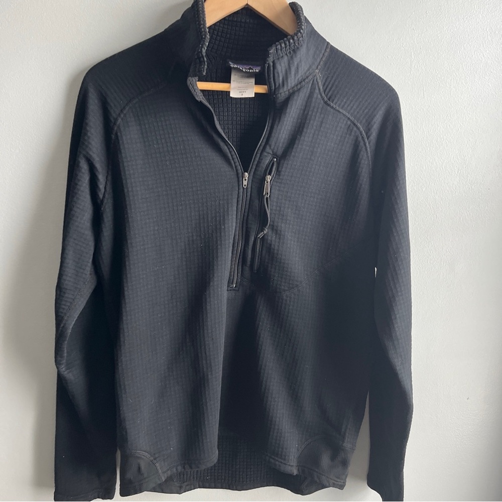 Patagonia R Pullover Long Sleeve Men’s Size Small Black